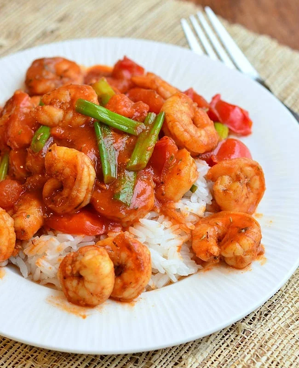 Spicy Shrimp and Rice